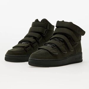 Nike Men's High-Top Athletic Sneakers in Dark Olive/Black